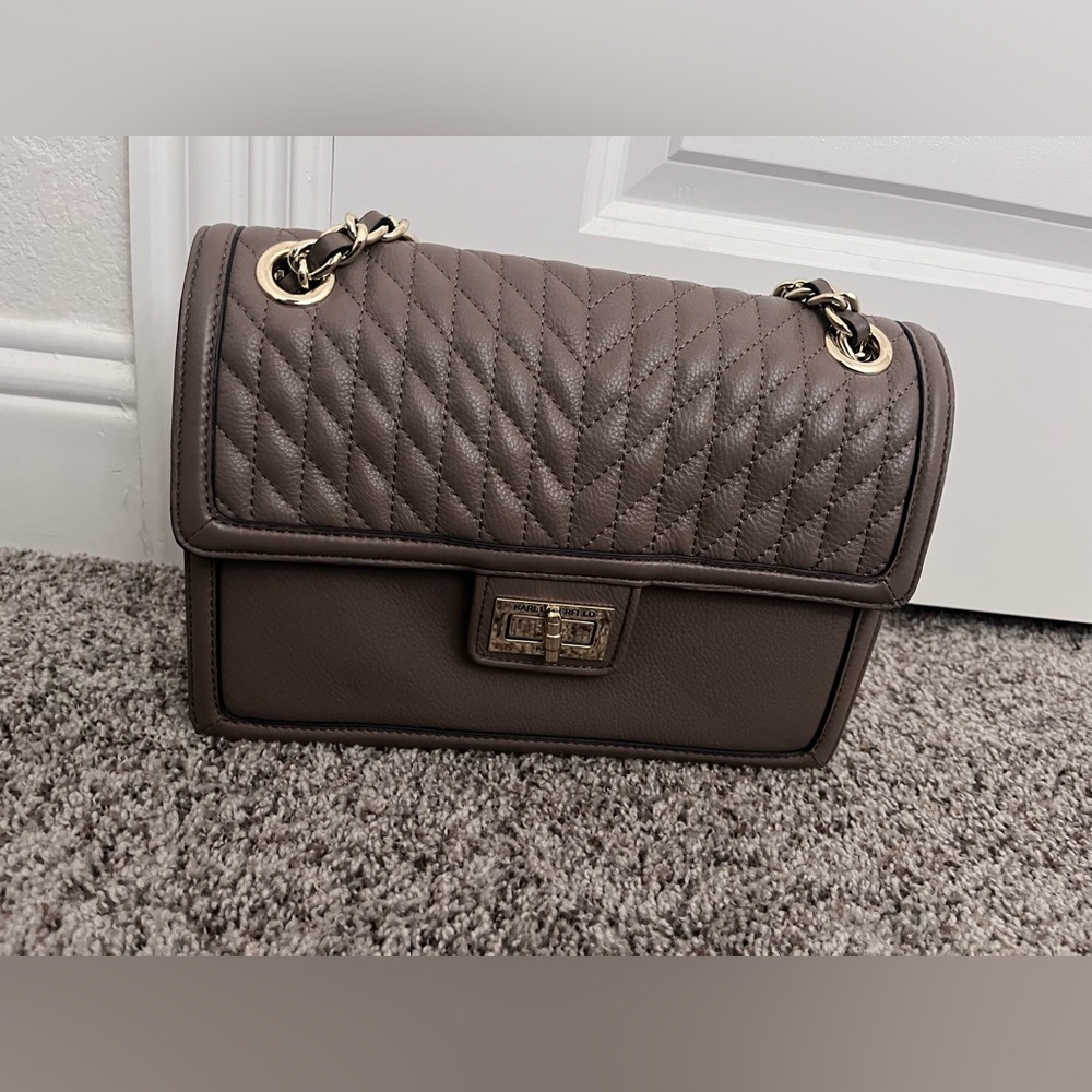 Karl lagerfeld chain clutch bag